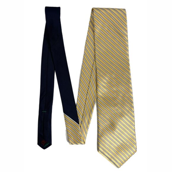 Tommy Hilfiger Mens Silk Necktie Business Formal Made USA Career Preppy Designer - Picture 6 of 6